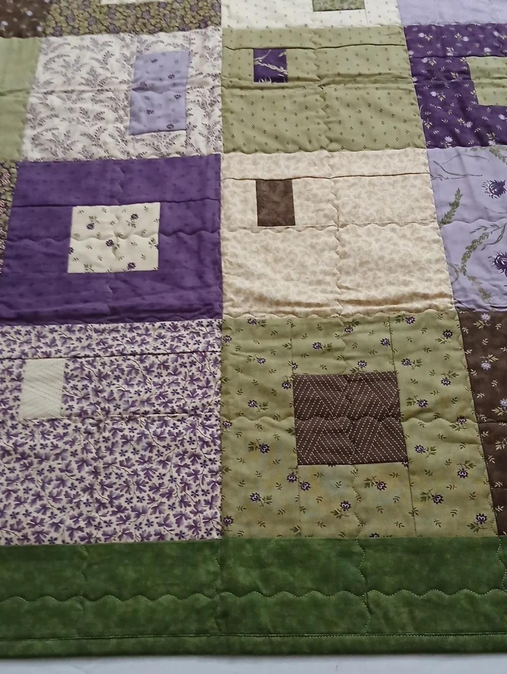 Homemade Botanical Quilt